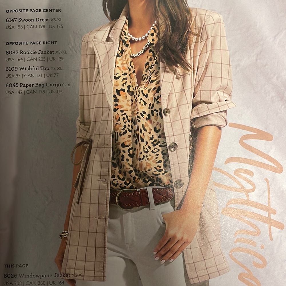 Cabi Windowpane jacket from Spring 2022